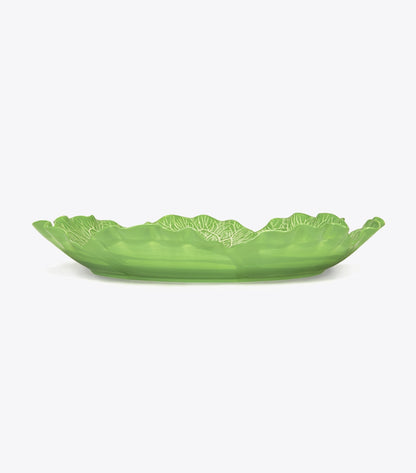 Tory Burch Lettuce Ware Round Platter - Green