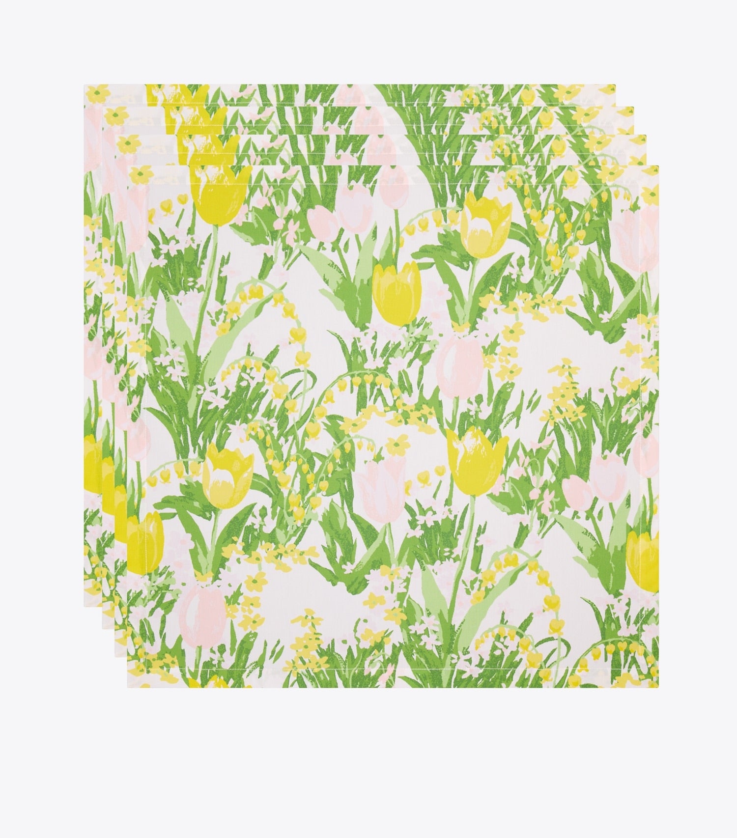 Tory Burch Les Tulipes Dinner Napkin, Set Of 4 - Multi