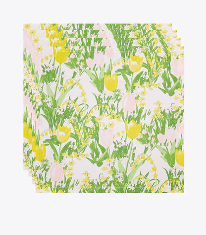 Tory Burch Les Tulipes Dinner Napkin, Set Of 4 - Multi