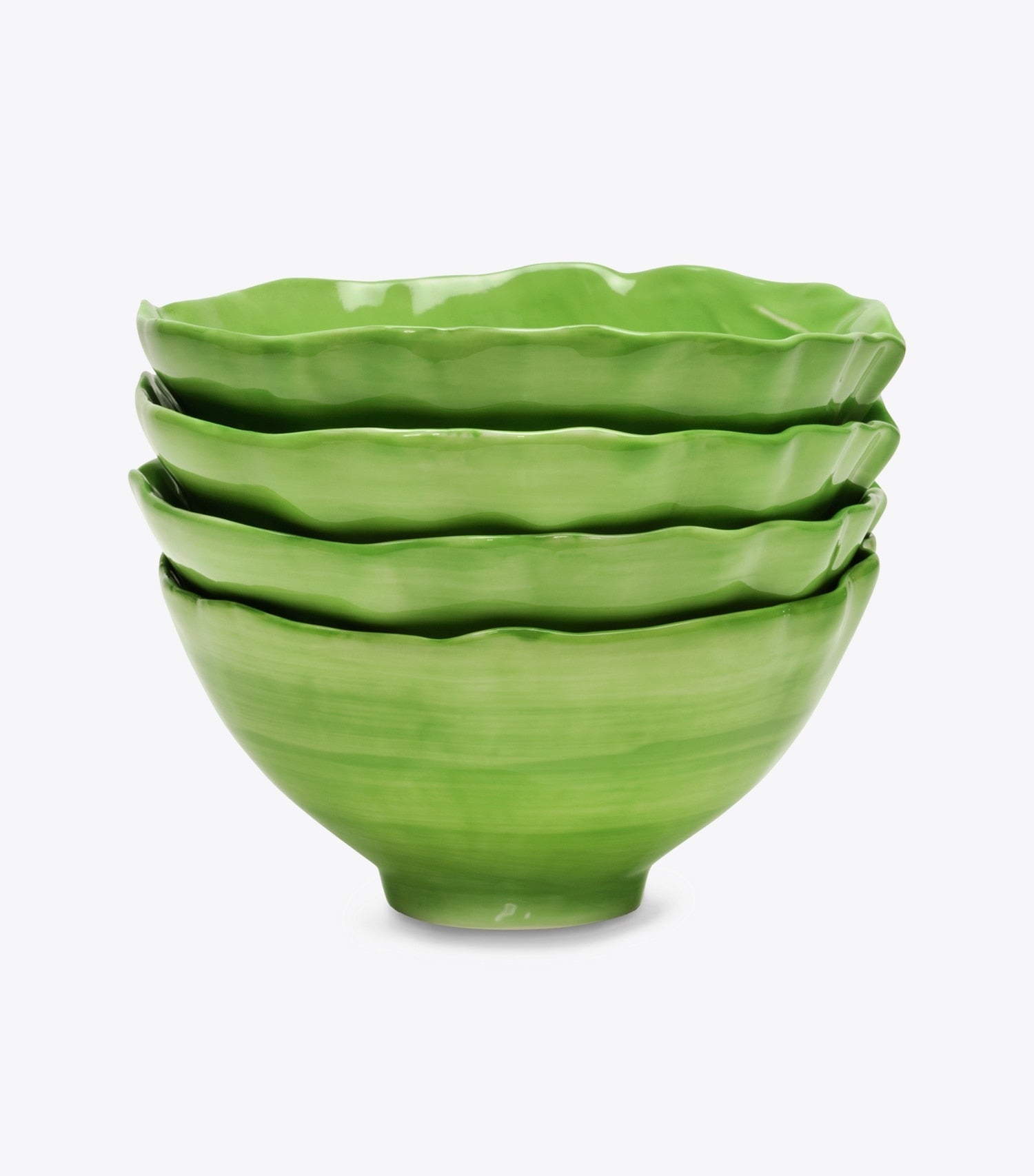 Tory Burch Lettuce Ware Soup Bowl, Set of 4 - Green