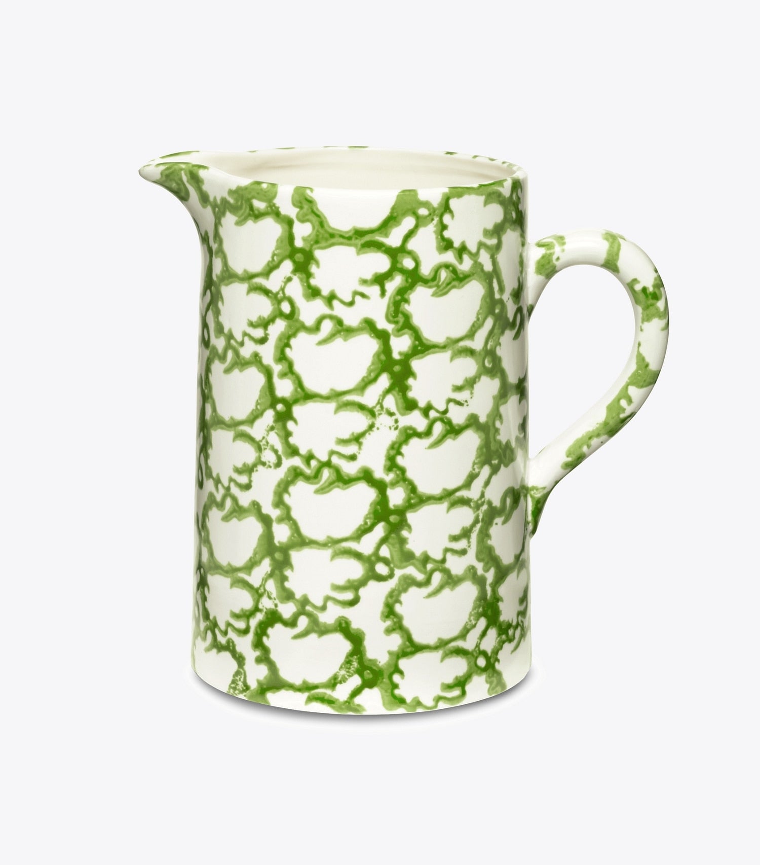 Tory Burch Spongeware Pitcher - Green/Smoke