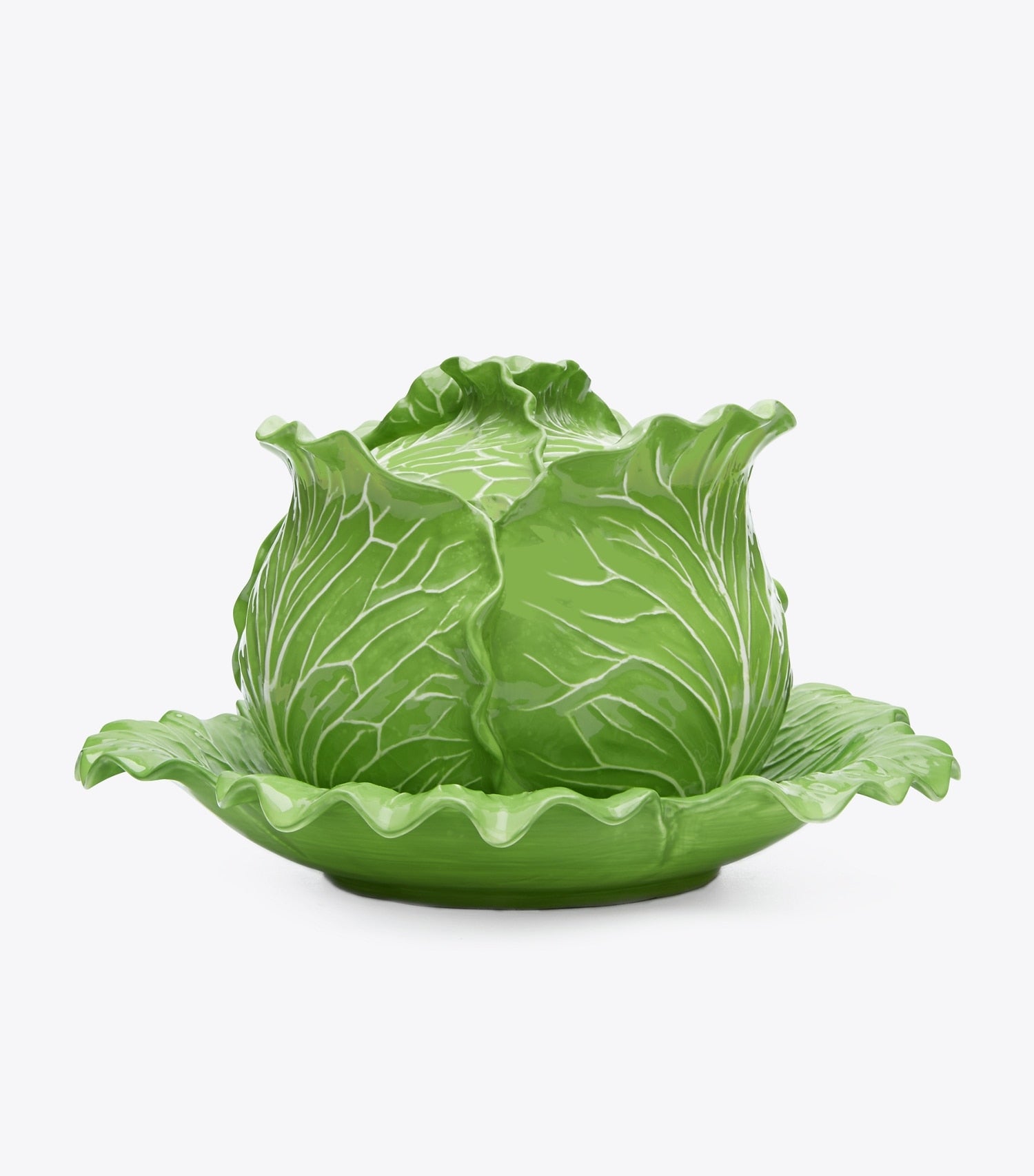 Tory Burch Lettuce Ware Covered Tureen - Green