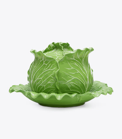 Tory Burch Lettuce Ware Covered Tureen - Green