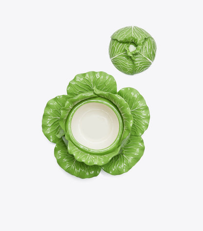 Tory Burch Lettuce Ware Covered Tureen - Green