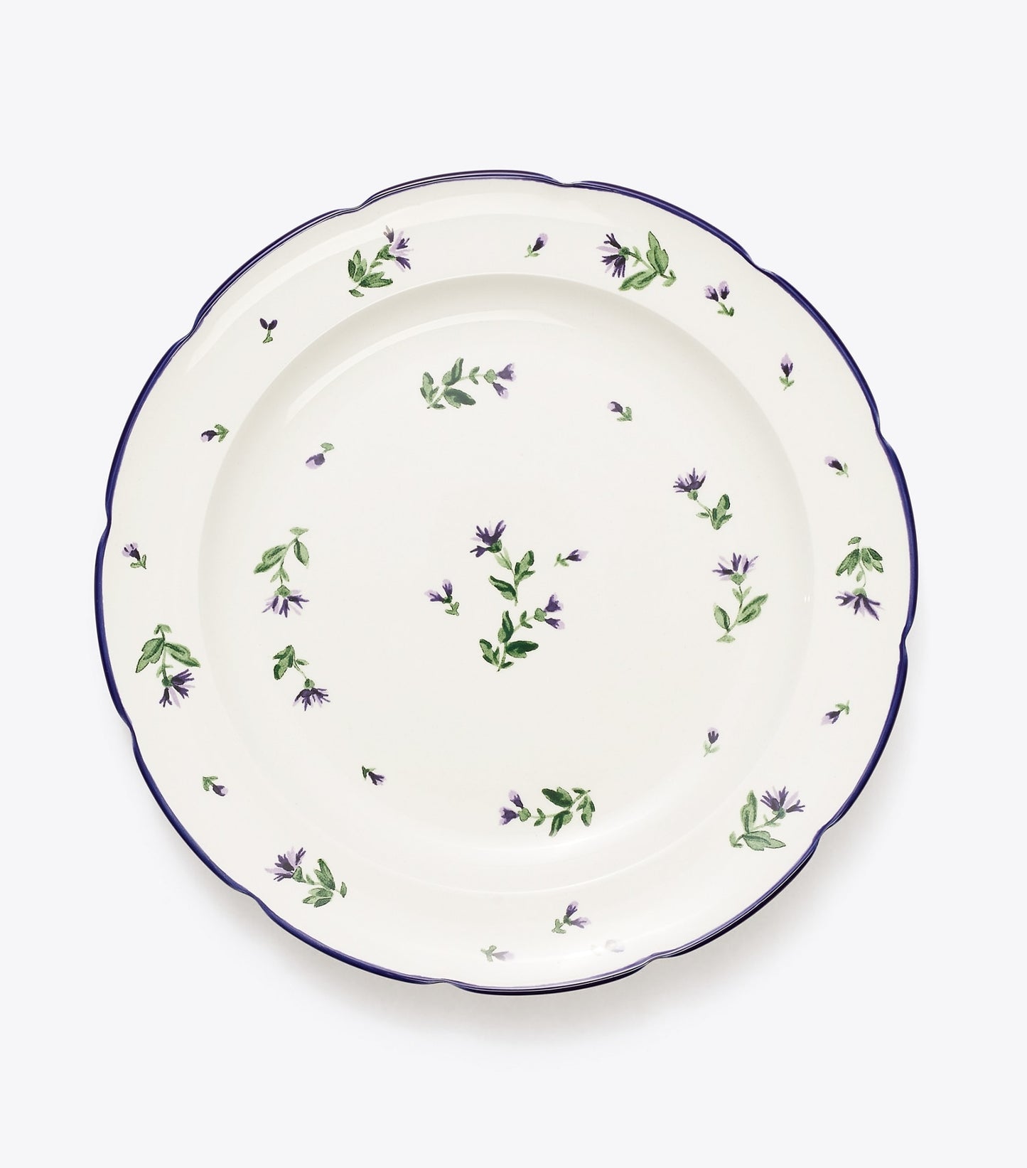 Tory Burch Jolie Fleur Salad Plate, Set of 4 - New Ivory