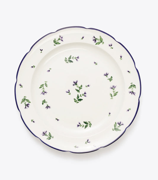 Tory Burch Jolie Fleur Salad Plate, Set of 4 - New Ivory