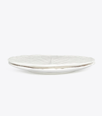 Tory Burch Lettuce Ware Dinner Plate, Set of 2 - White