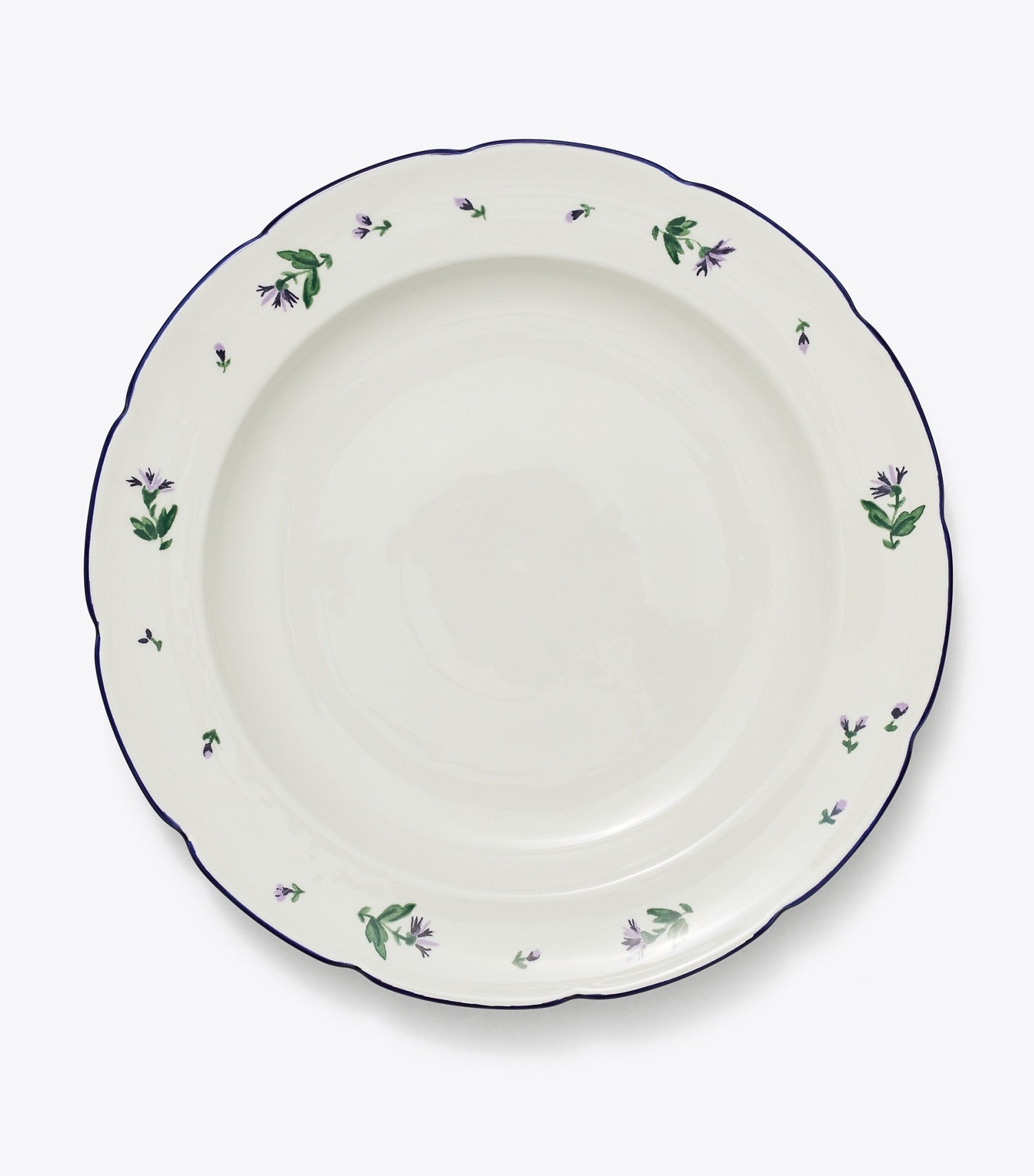 Tory Burch Jolie Fleur Dinner Plate, Set Of 2 - New Ivory