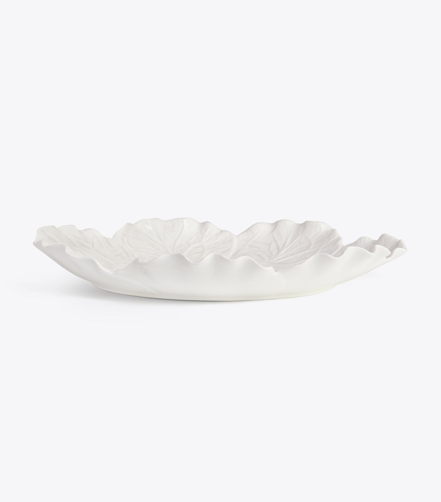 Tory Burch Lettuce Ware Round Serving Platter - White