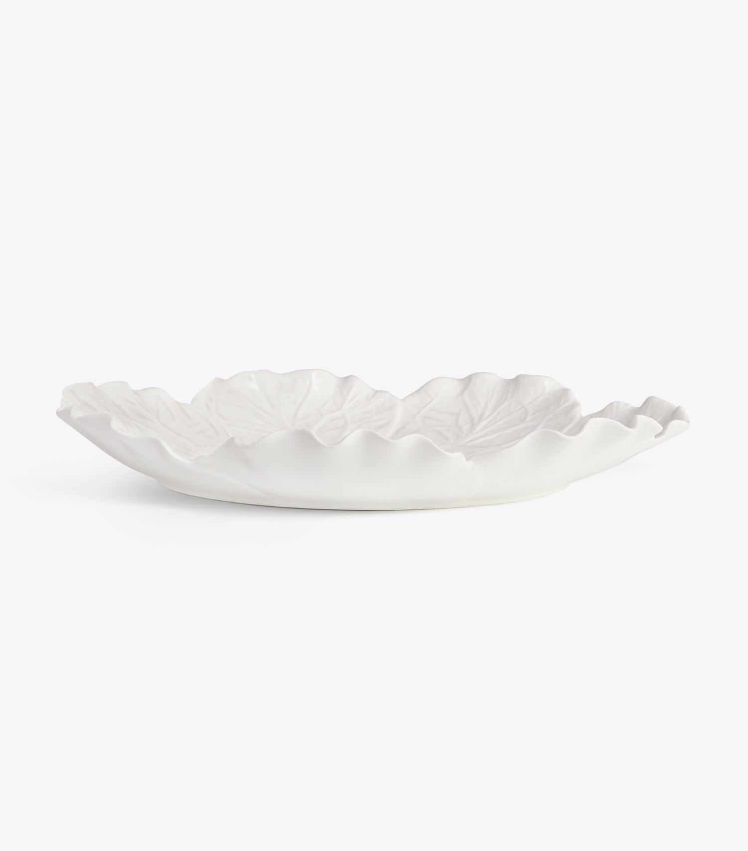 Tory Burch Lettuce Ware Round Serving Platter - White