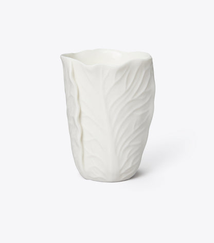 Tory Burch Lettuce Ware Candle - White / White