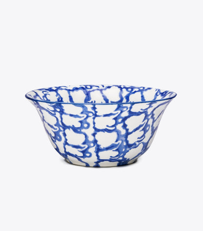 Tory Burch Spongeware Small Bowl, Set of 4 - Smoke Ring