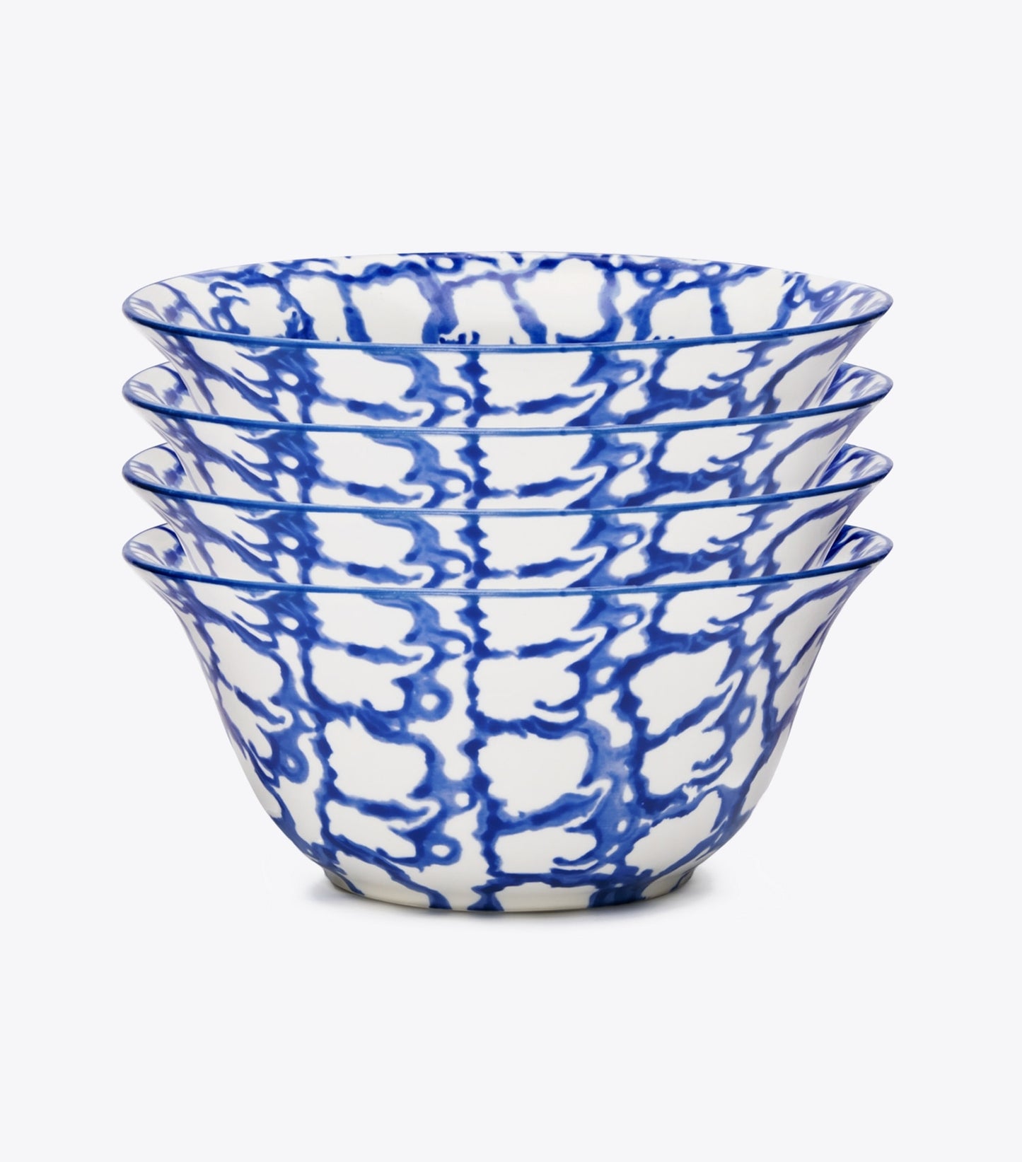 Tory Burch Spongeware Small Bowl, Set of 4 - Smoke Ring