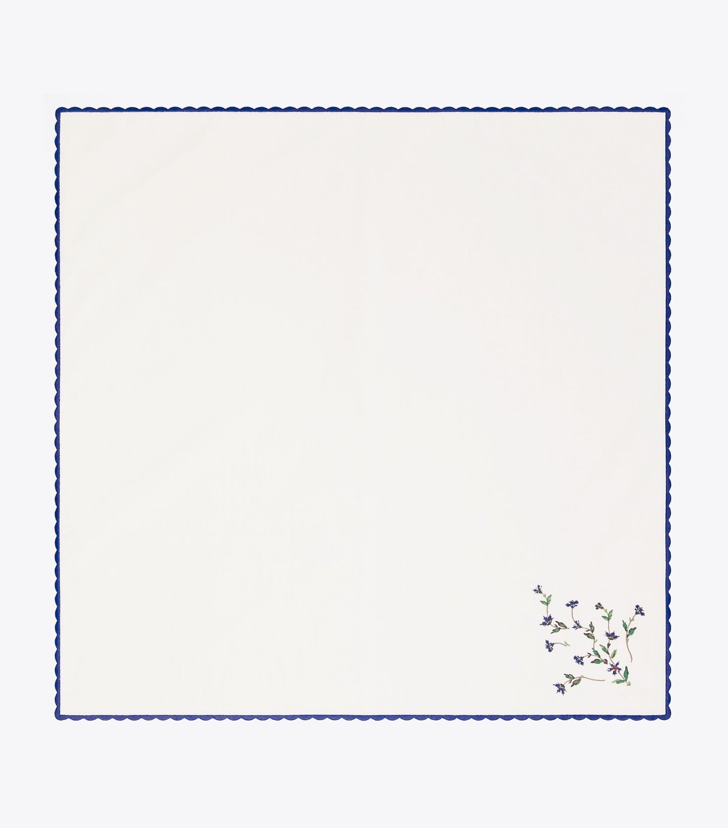 Tory Burch Jolie Fleur Embroidered Napkin, Set of 4 - New Ivory