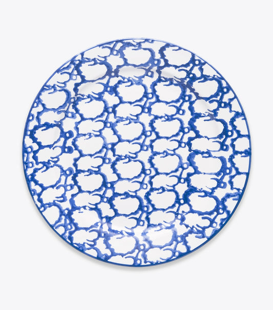 Tory Burch Spongeware Dinner Plate, Set of 2 - Smoke Ring