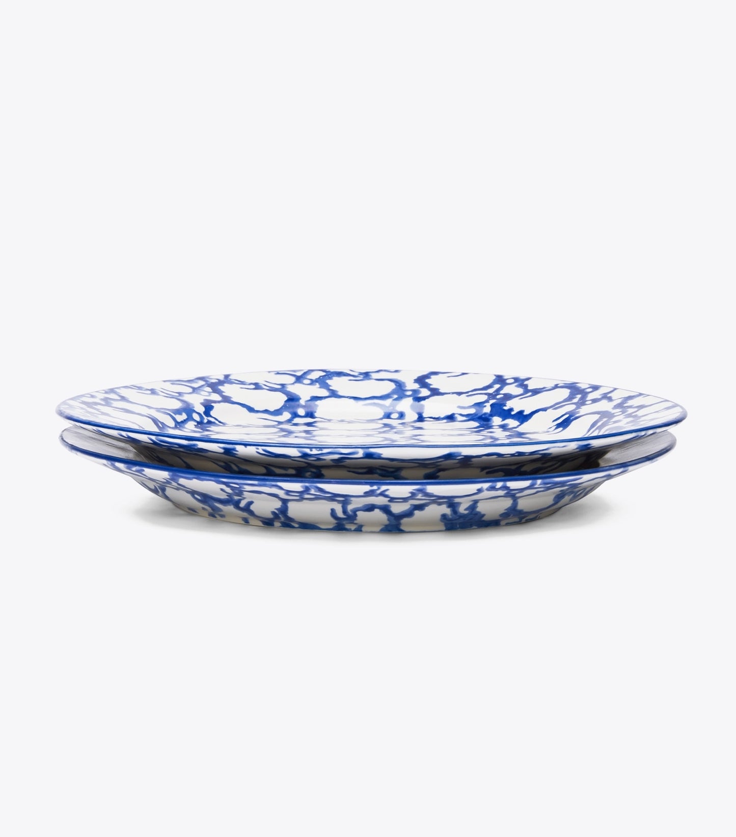 Tory Burch Spongeware Dinner Plate, Set of 2 - Smoke Ring