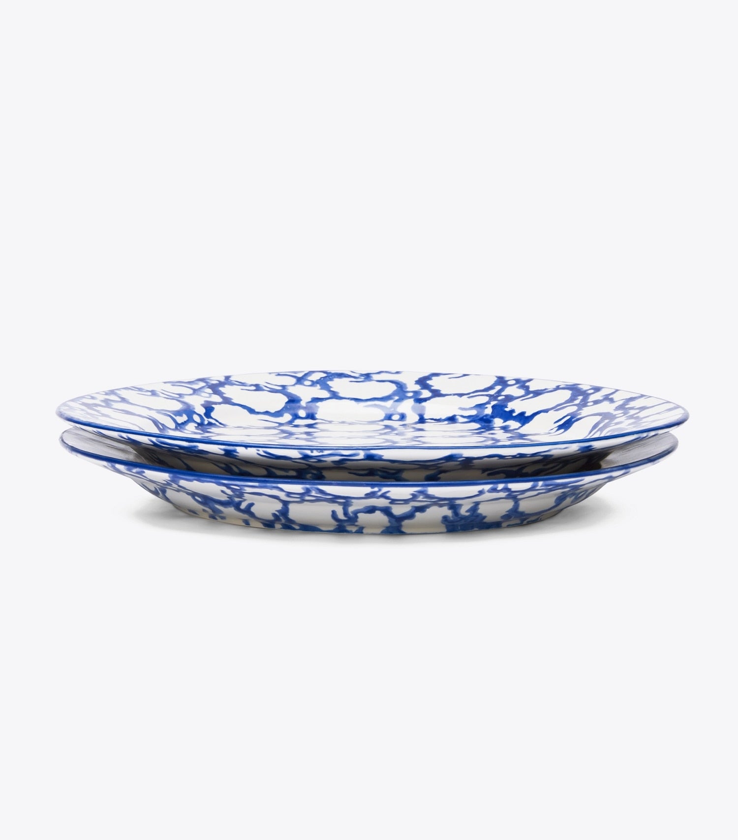 Tory Burch Spongeware Dinner Plate, Set of 2 - Smoke Ring