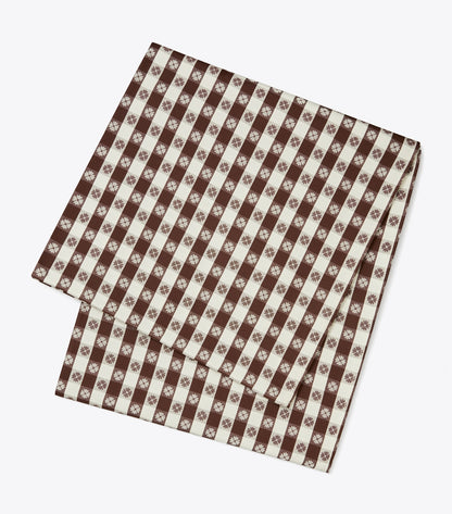 Tory Burch Gingham Tablecloth, 120\ - Brown