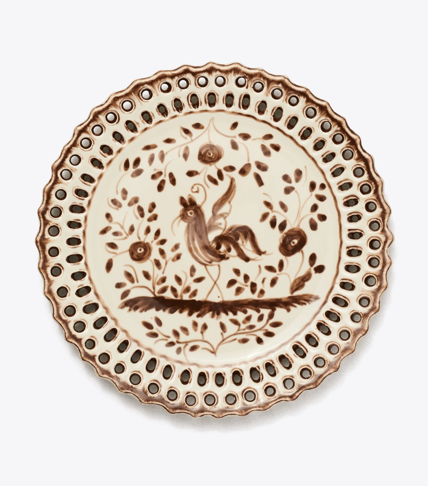 Tory Burch Oiseau Salad Plate, Set Of 4 - Brown