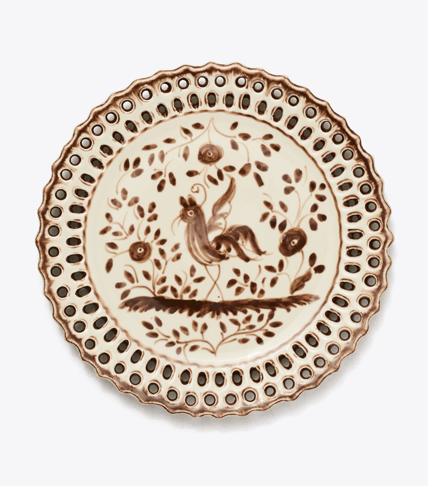 Tory Burch Oiseau Salad Plate, Set Of 4 - Brown