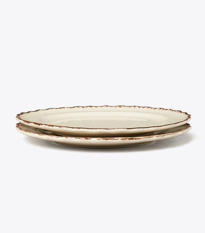 Tory Burch Oiseau Dinner Plate, Set Of 2 - Brown