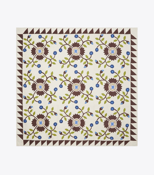 Tory Burch King’s Leap Quilt - Chocolate