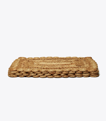 Tory Burch Rectangle Jute Placemat, Set of 4 - Natural
