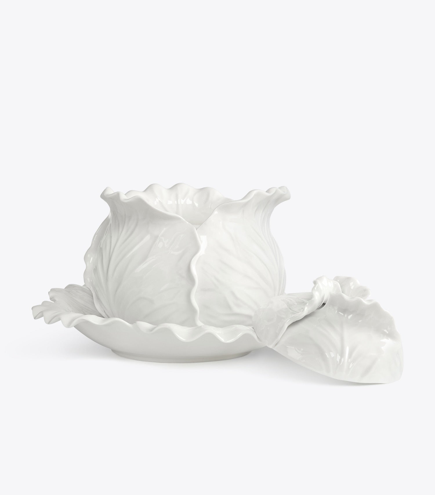 Tory Burch Lettuce Ware Tureen - White