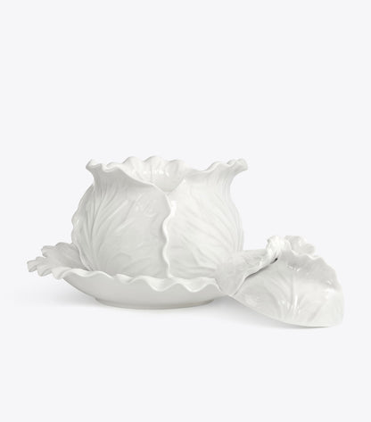 Tory Burch Lettuce Ware Tureen - White