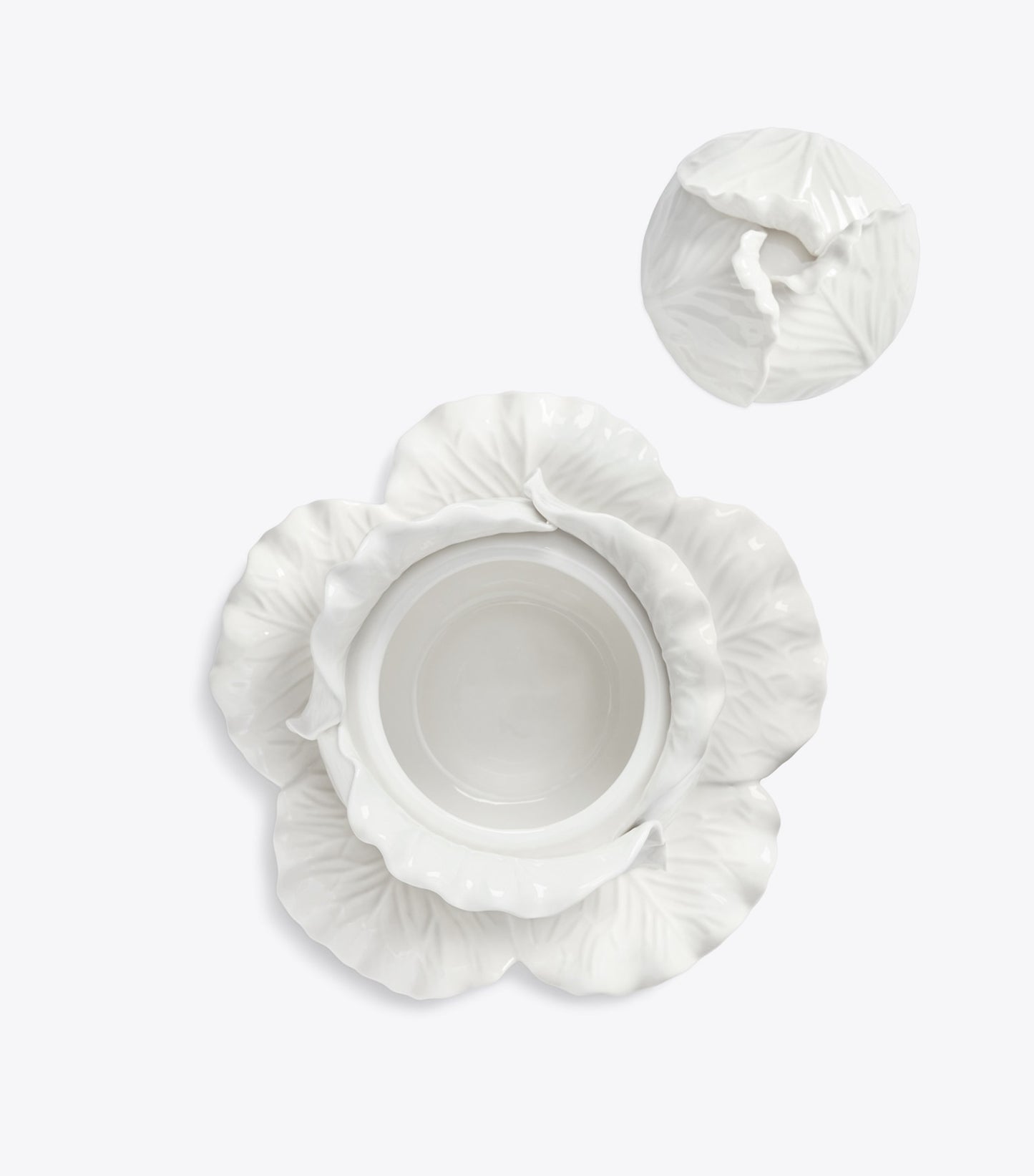 Tory Burch Lettuce Ware Tureen - White