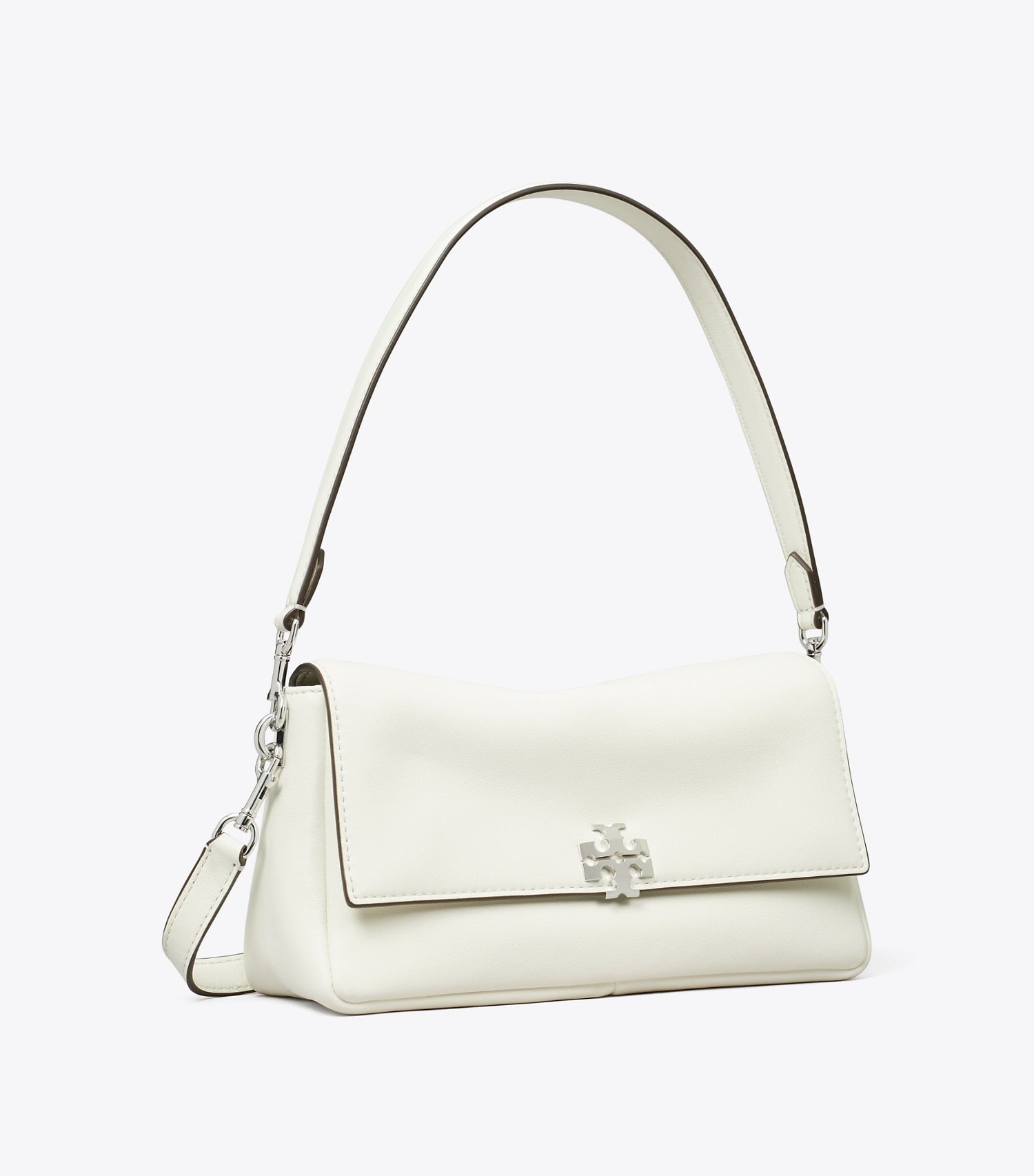 Tory Burch Small Charlie Shoulder Bag - Bianco
