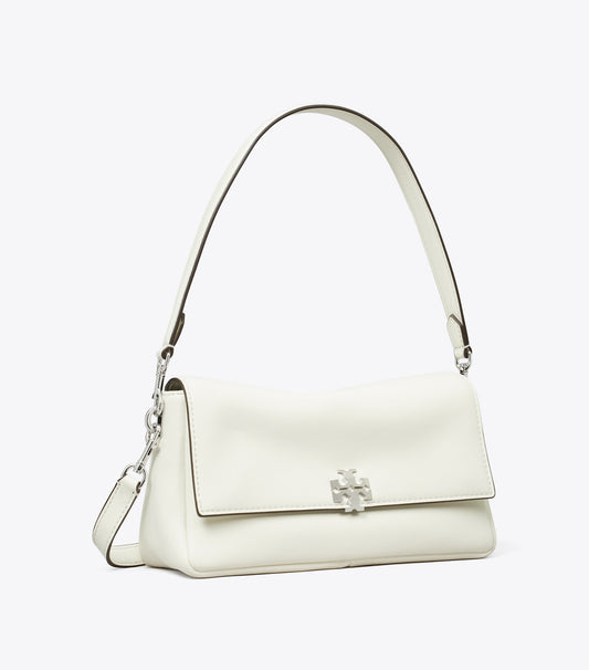 Tory Burch Small Charlie Shoulder Bag - Bianco