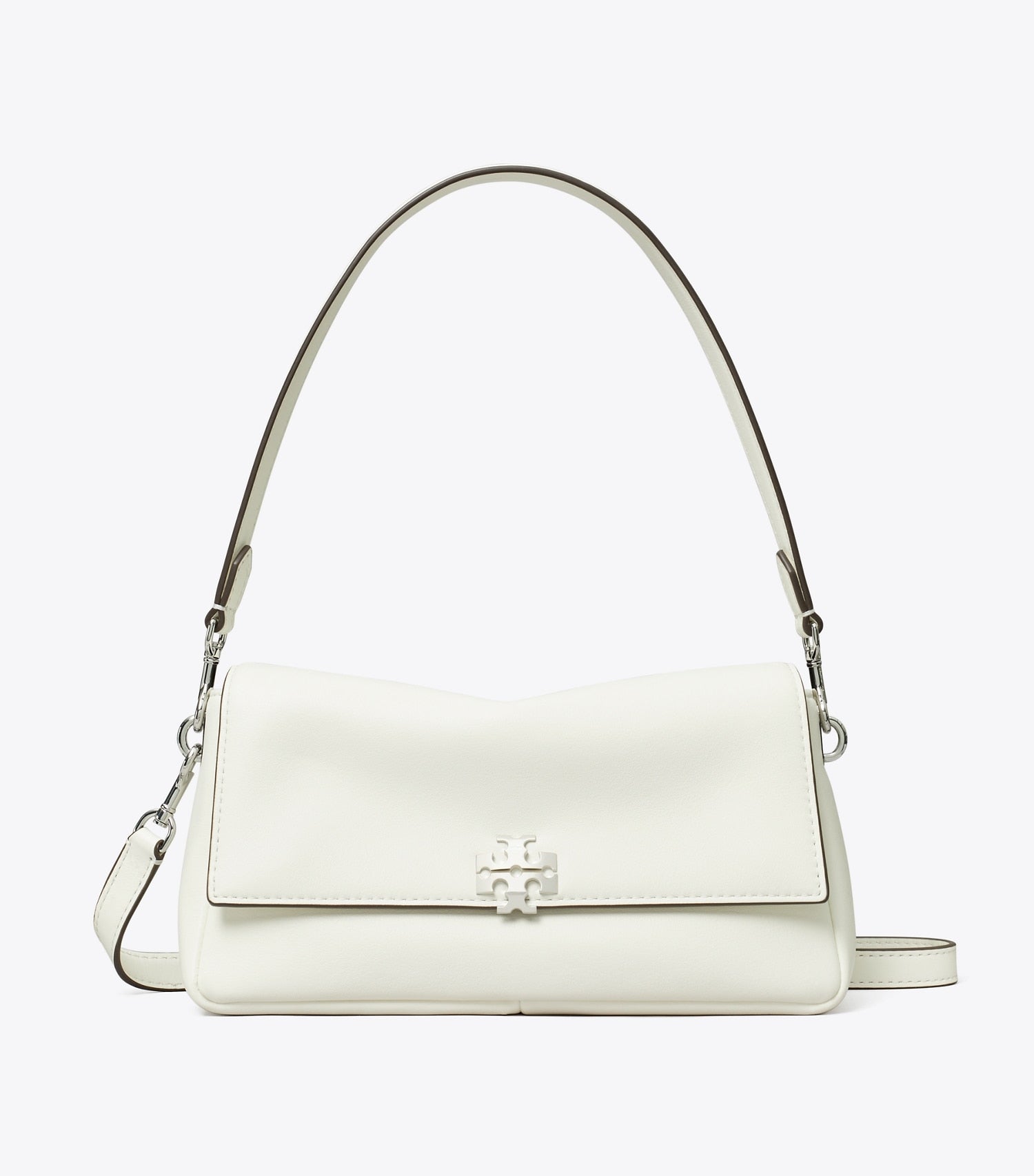 Tory Burch Small Charlie Shoulder Bag - Bianco