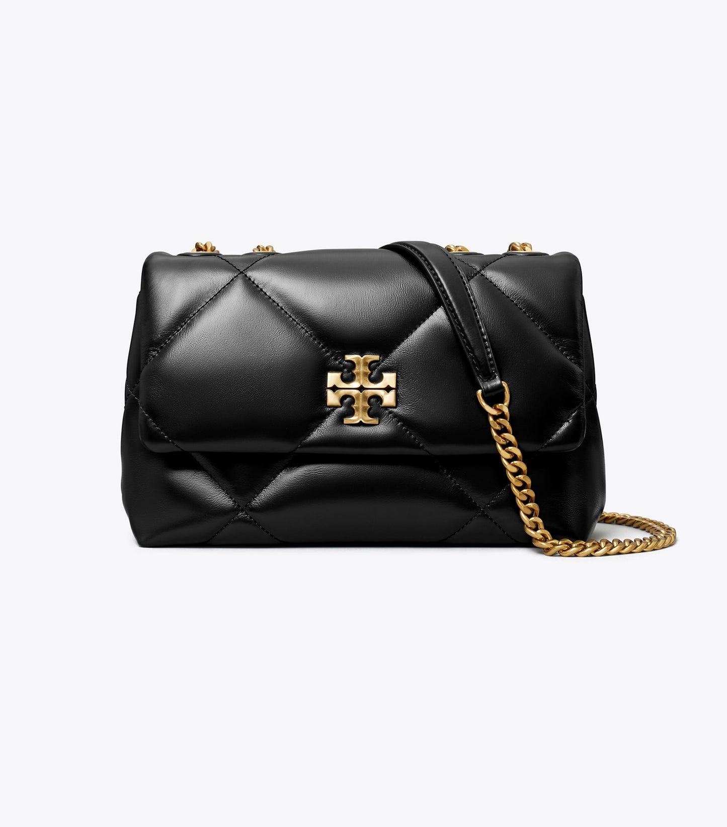 Tory Burch Small Kira Diamond Quilt Shoulder Bag - Black