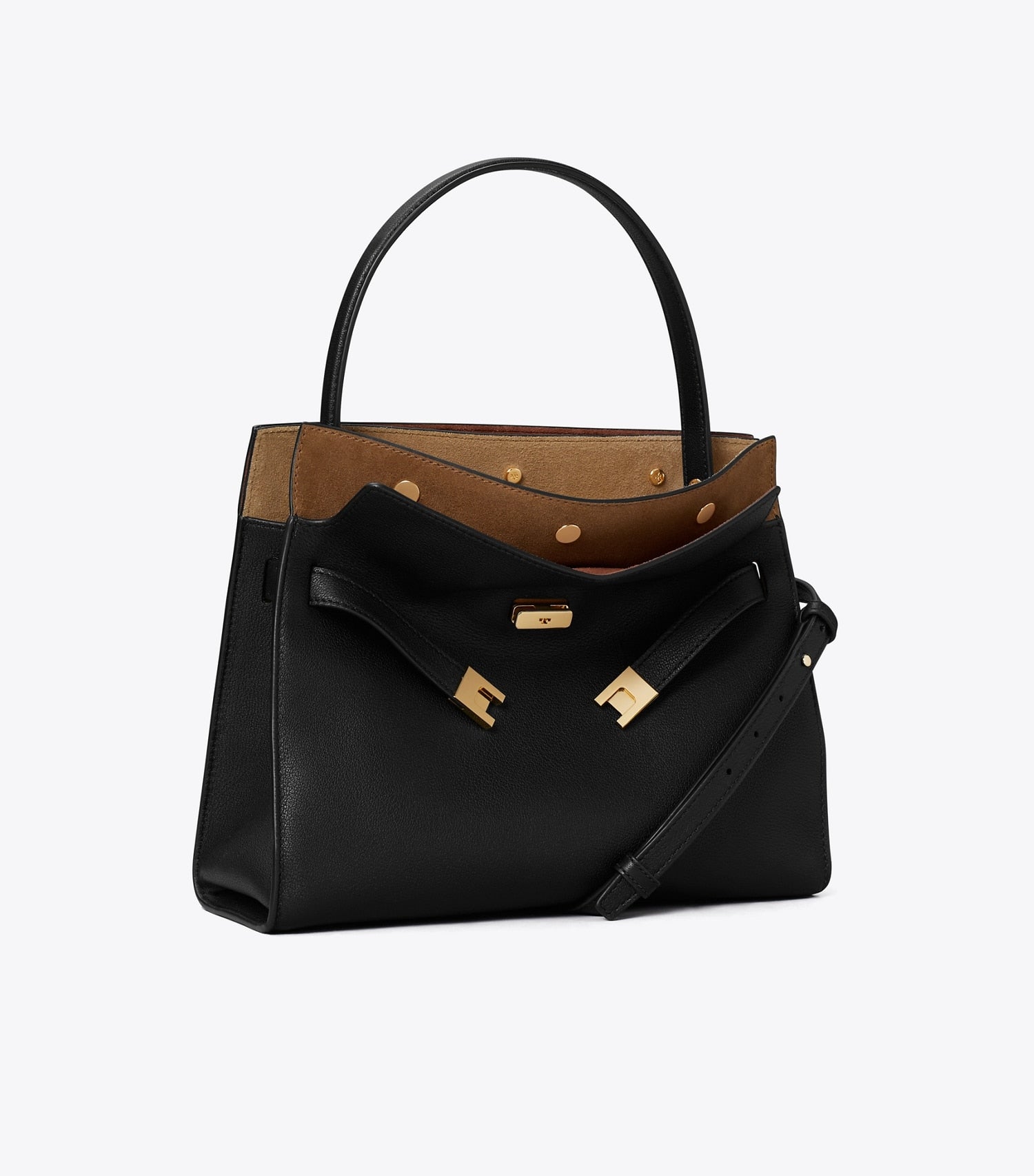 Tory Burch Small Lee Radziwill Double Bag - Black