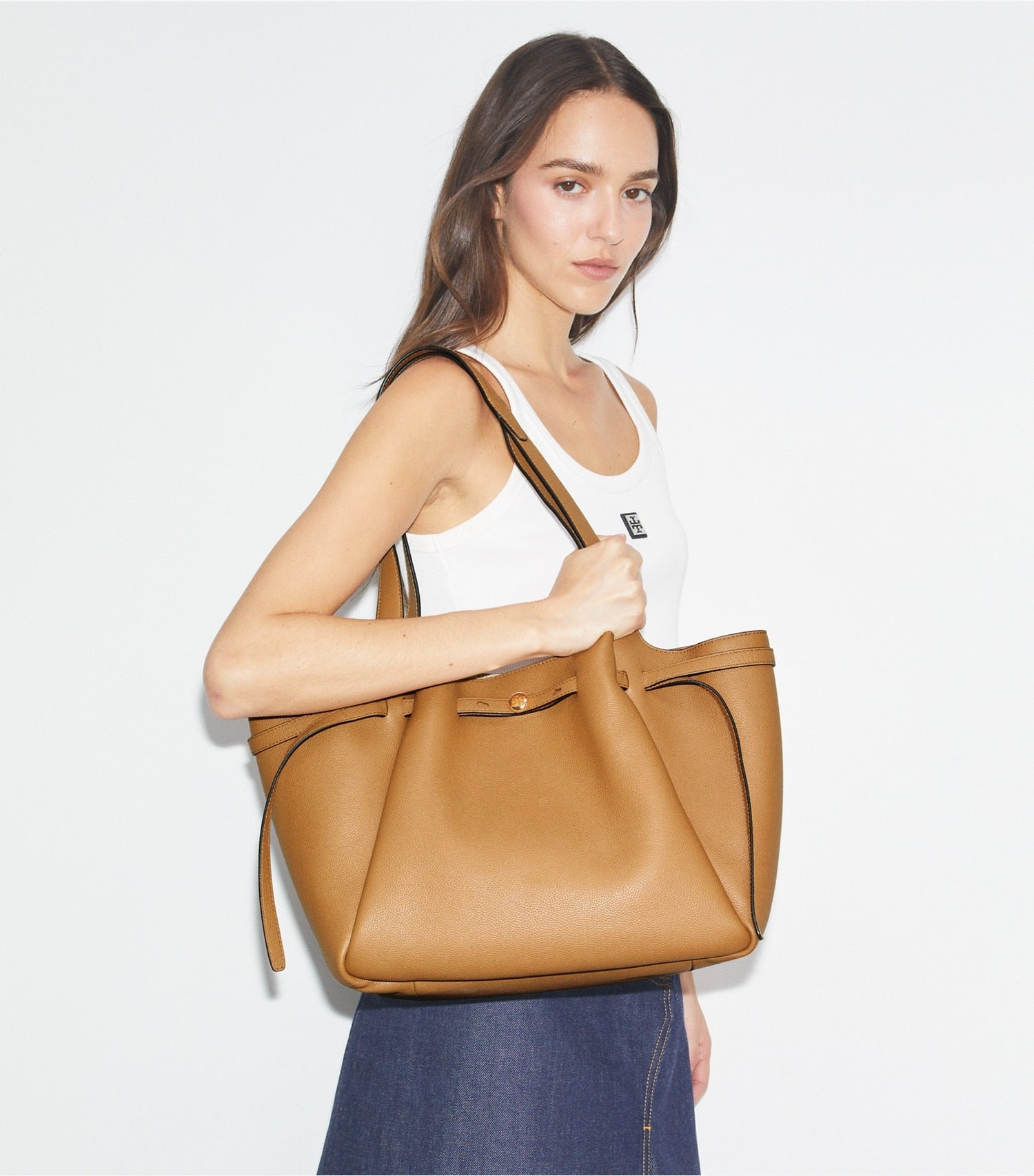 Tory Burch Romy Tote - Tiramisu