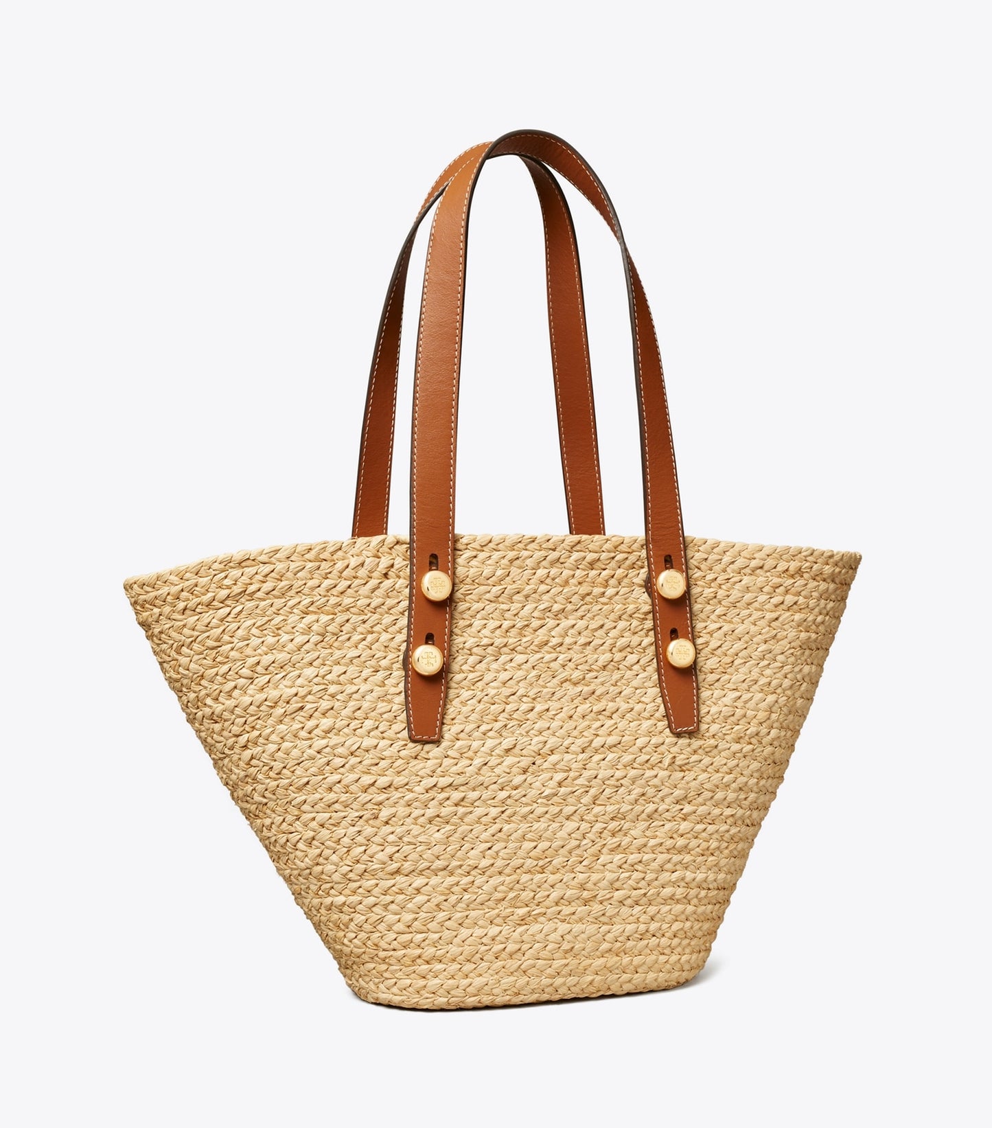 Tory Burch Small Romy Basket Tote - Natural