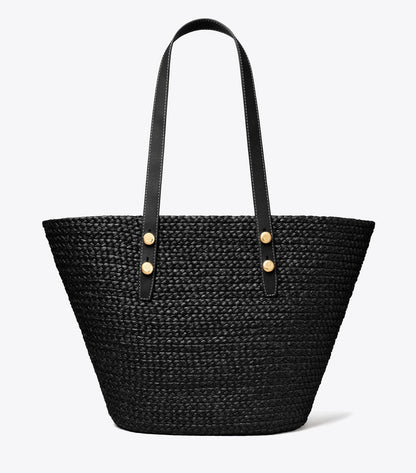 Tory Burch Large Romy Basket Tote - Black