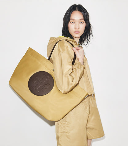 Tory Burch Ella Twist Reversible Tote - Wheat