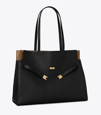 Tory Burch Lee Radziwill Tote - Black