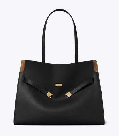 Tory Burch Lee Radziwill Tote - Black