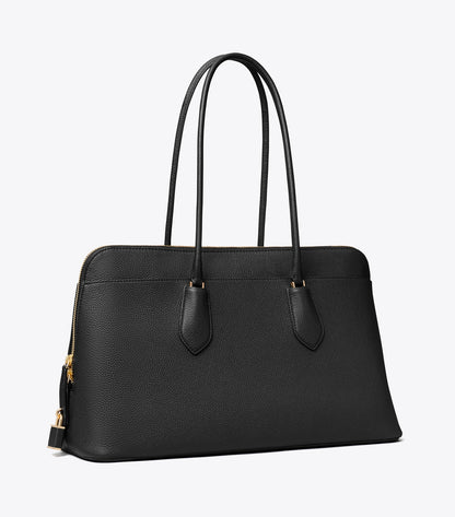 Tory Burch Lock Satchel - Black