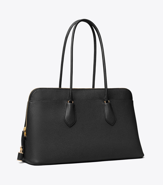 Tory Burch Lock Satchel - Black