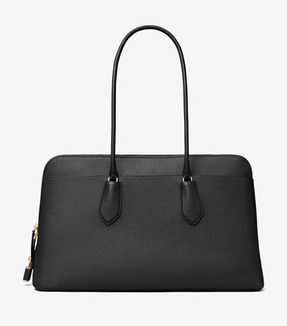 Tory Burch Lock Satchel - Black