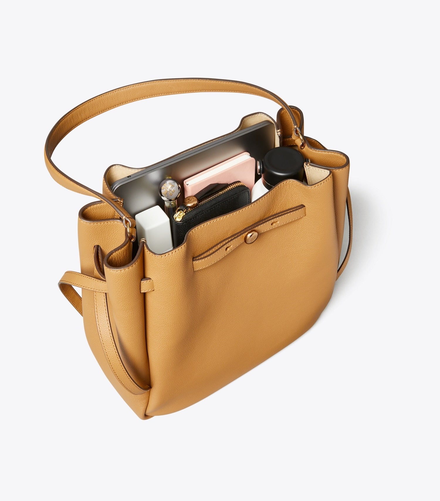 Tory Burch Large Romy Bucket Bag - Tiramisu
