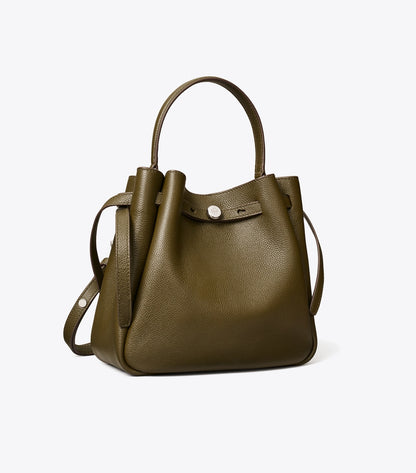 Tory Burch Romy Bucket Bag - Dark Olive