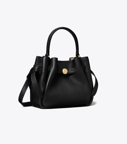 Tory Burch Mini Romy Bucket Bag - Black