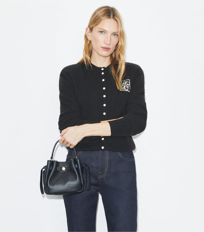 Tory Burch Mini Romy Bucket Bag - Black