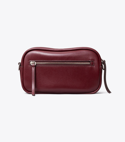 Tory Burch Mini Miller natuura™ Crossbody Bag - Merlot