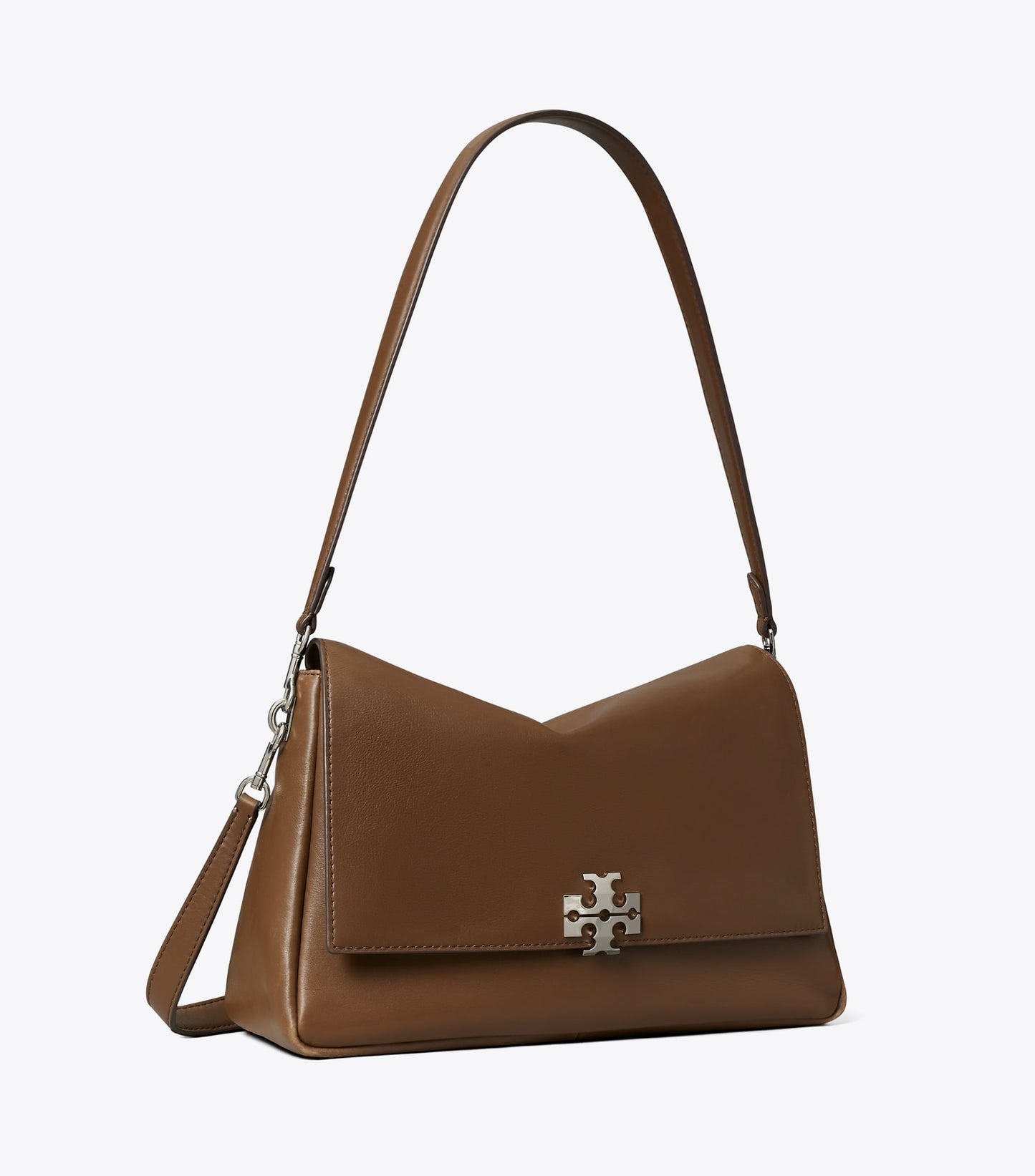 Tory Burch Charlie Shoulder Bag - Malt Brown